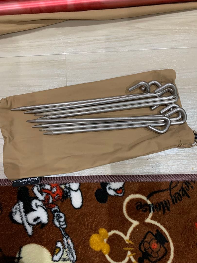 Soomloom TC ヘキサ 4.2 x 4.1タープ未使用　ポールセット