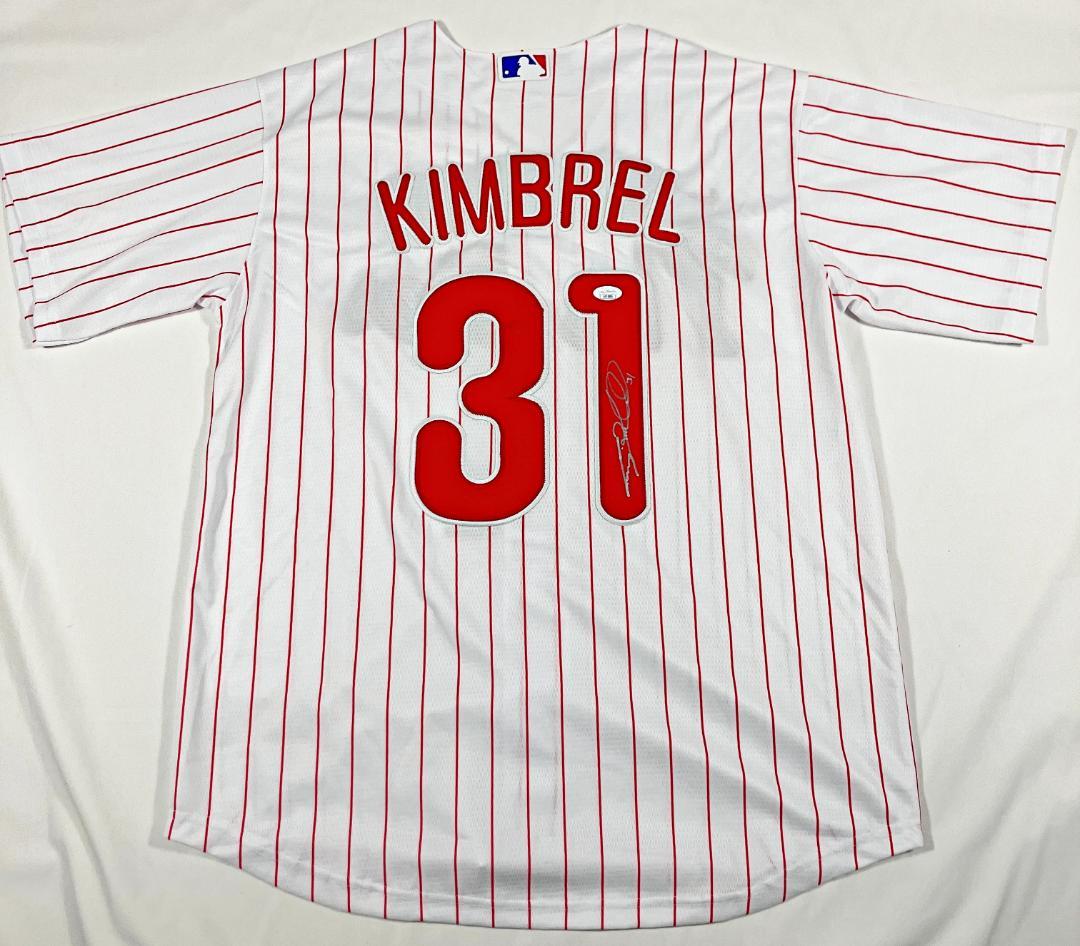 フィリーズ　キンブレル　 サイン ユニフォーム ホログラム　MLB