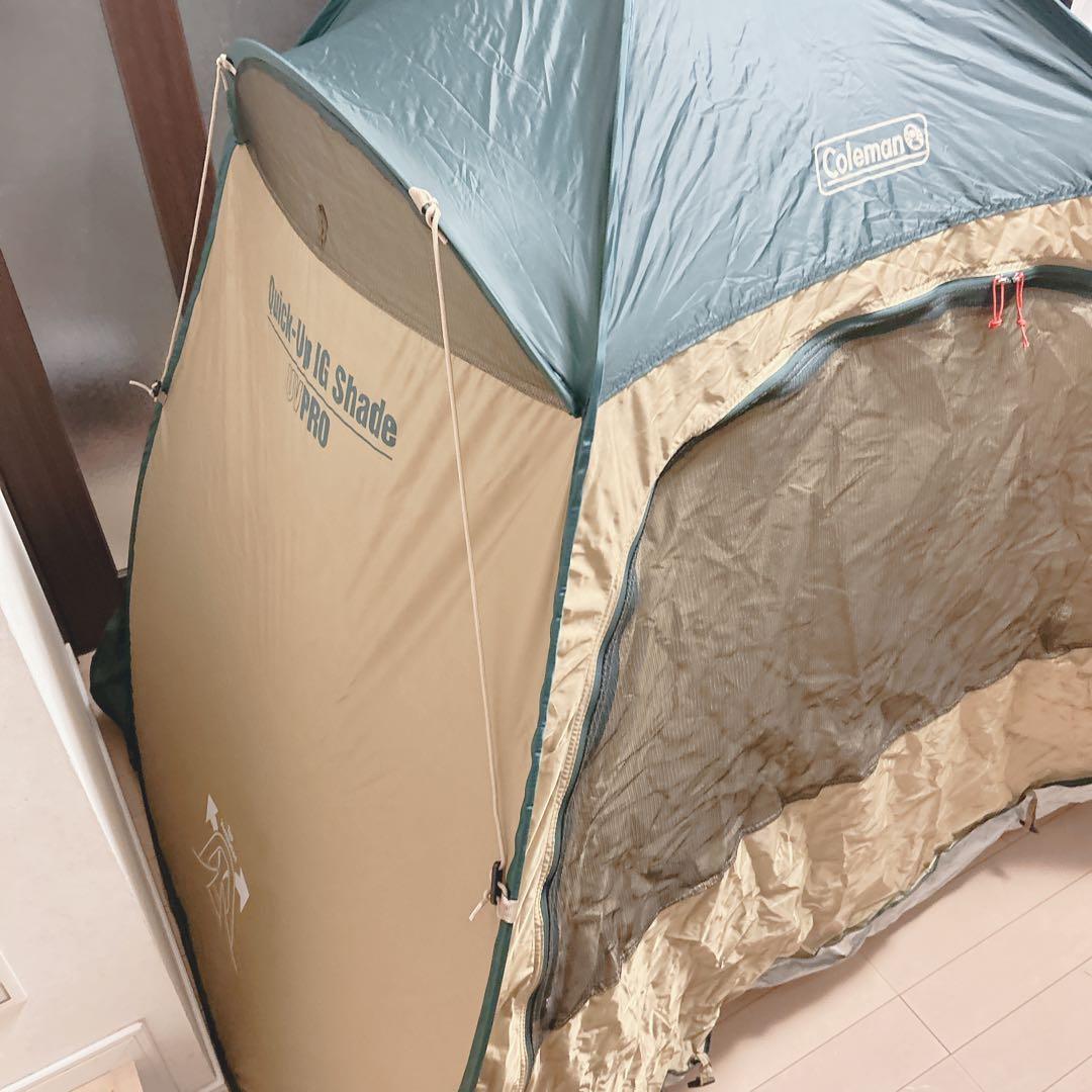 【極美品】Coleman クイックアップIGシェード ポップアップテント