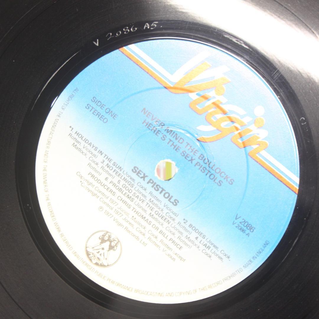 英LP Never Mind the Bollocks Sex Pistols