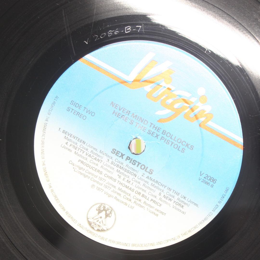 英LP Never Mind the Bollocks Sex Pistols