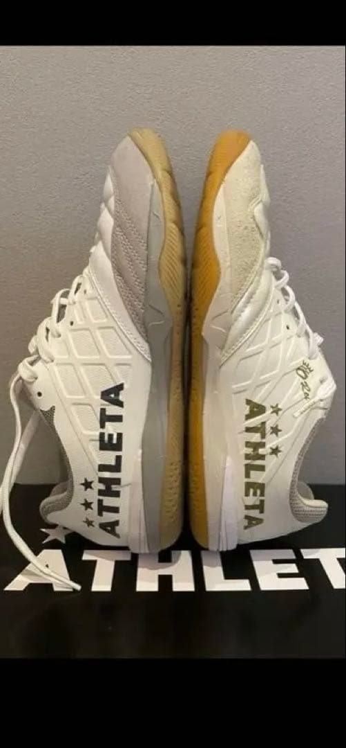 ATHLETA フットサルシューズ ホワイト　27