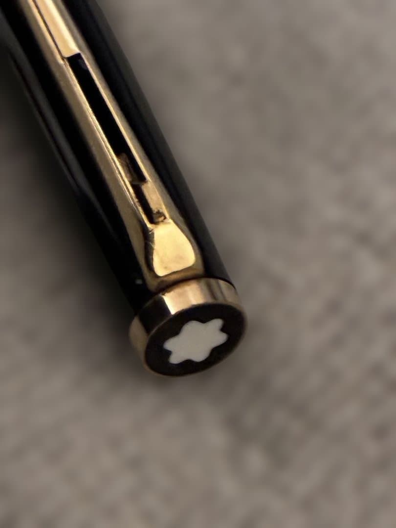 ◾️MONT BLANC モンブラン◾️ハンマートリガー式ボールペン◾️黒／金◾️