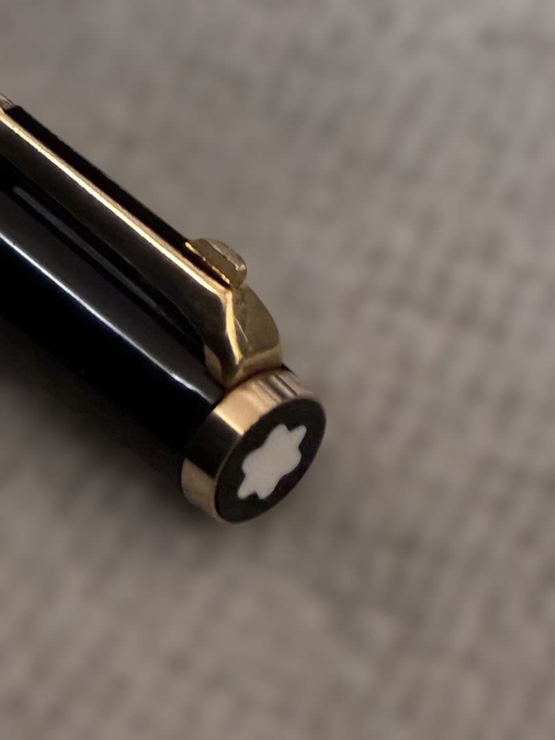 ◾️MONT BLANC モンブラン◾️ハンマートリガー式ボールペン◾️黒／金◾️