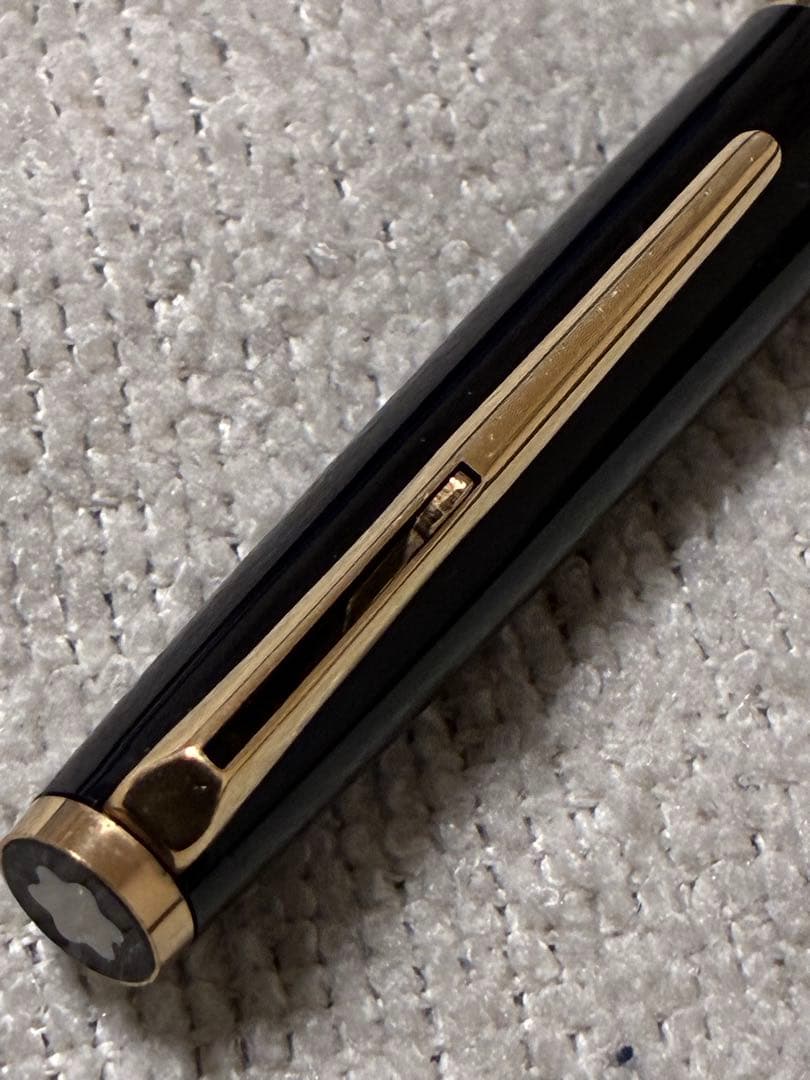 ◾️MONT BLANC モンブラン◾️ハンマートリガー式ボールペン◾️黒／金◾️
