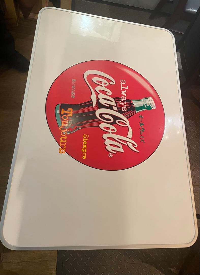 Coca-Cola 折りたたみテーブル　レトロ
