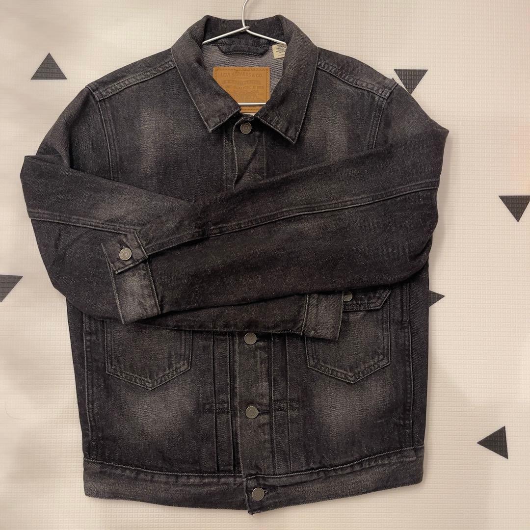 ジャケット・アウター Levi's for BIOTOP TYPE2 TRUCKER BLK EX
