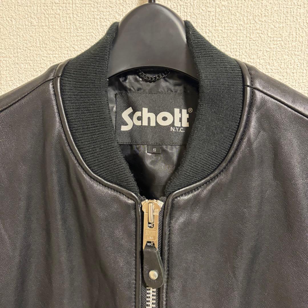 Schott ショット レザージャケット バワリー MA-1