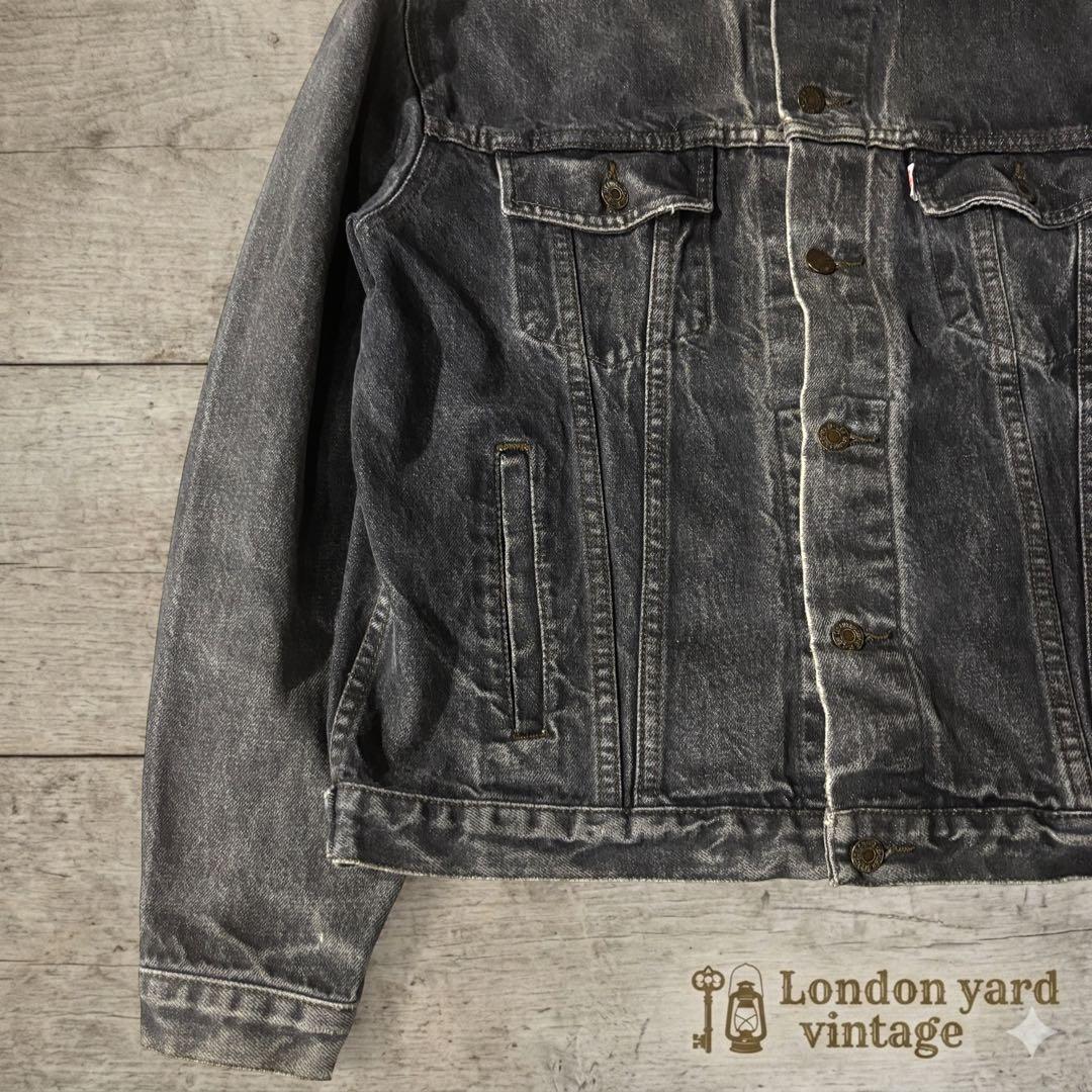 白タグ 英国製 Levi’s 70506 先染め黒 M#791