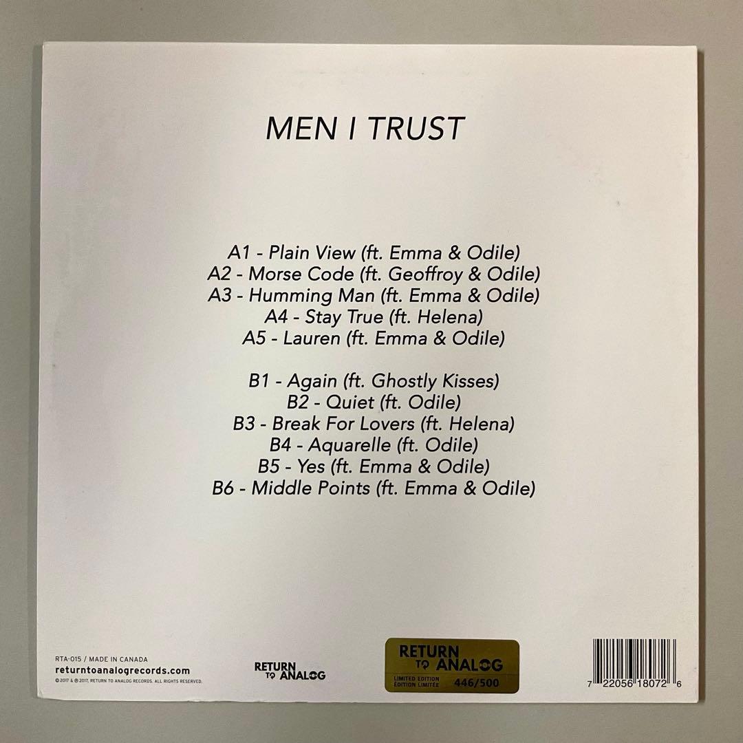 MEN I TRUST / S.T.限定500枚Orange Vinyl【LP】