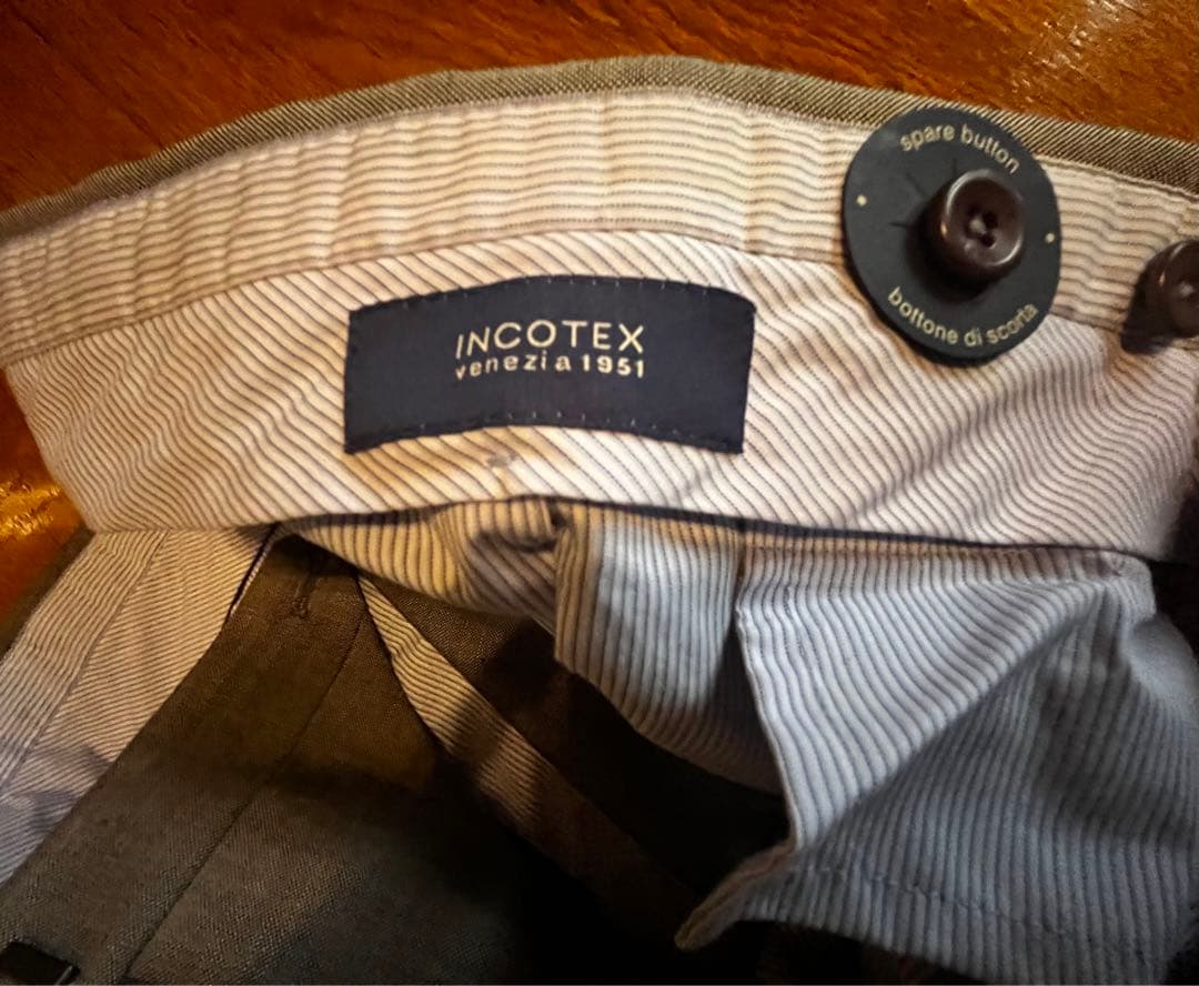 Incotex インコテックス ウールパンツ 新品未使用タグ付き