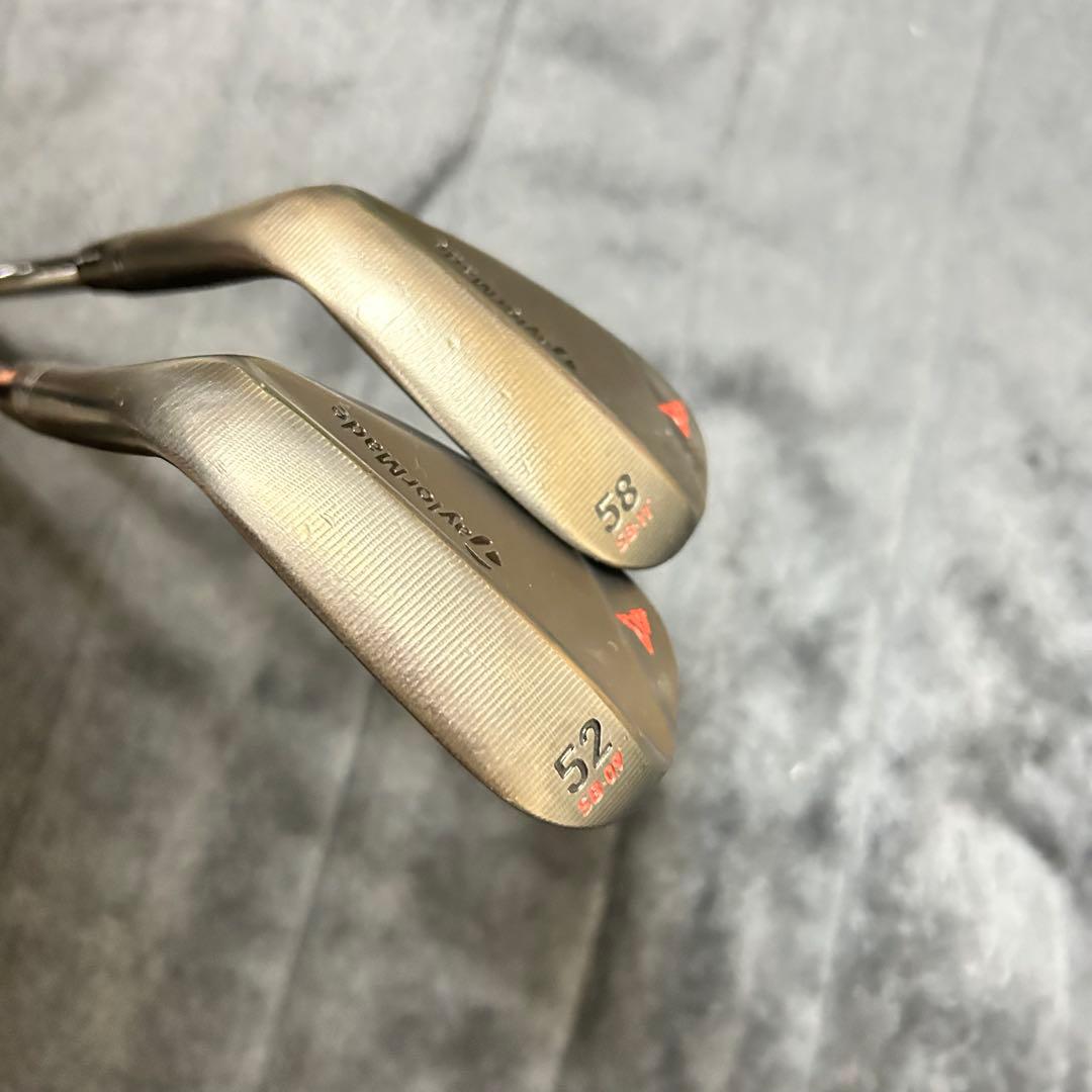TaylorMade MG2 (ブラック)ウェッジ 52度 58度 セット