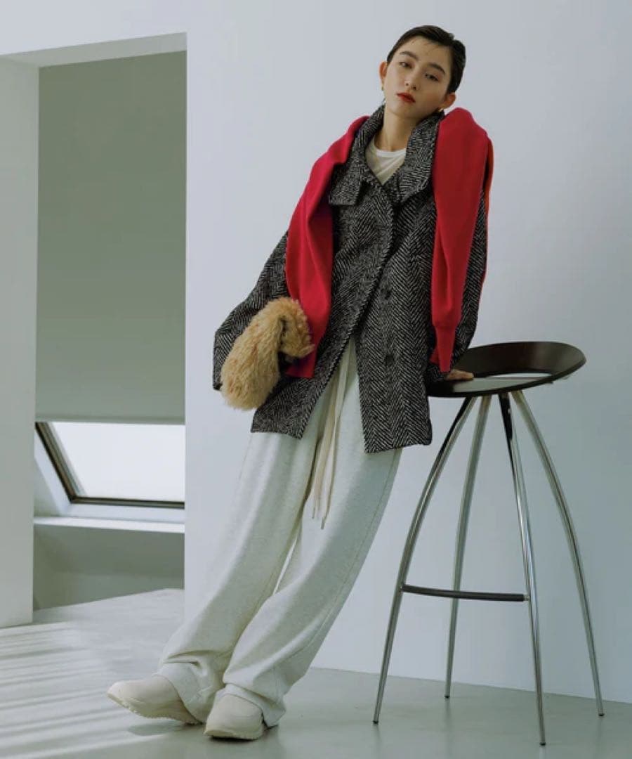 ADAM ET ROPE' FEMME ミドル丈コート