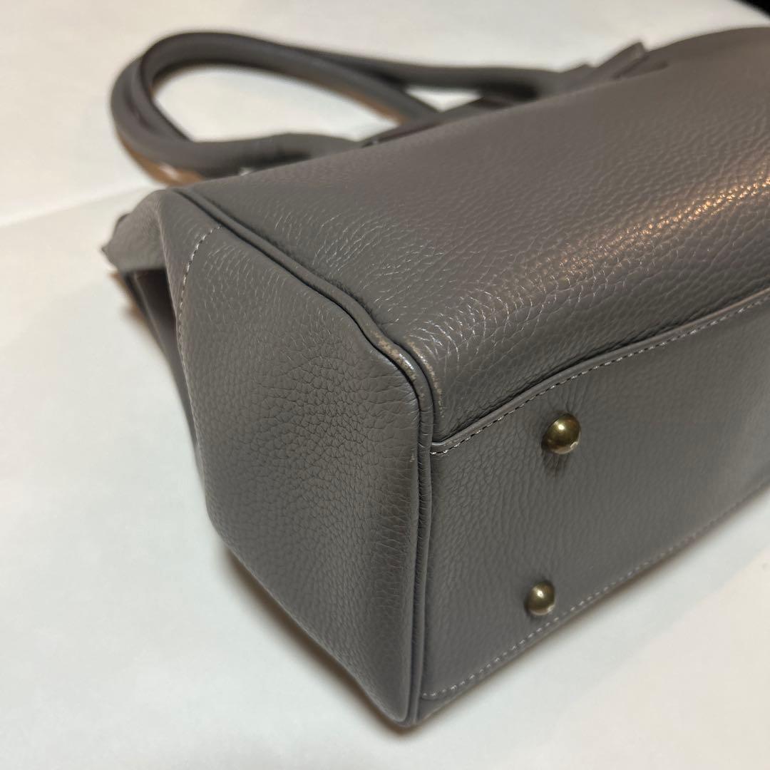 美品 トフアンドロードストーン ループボタン トートバッグ