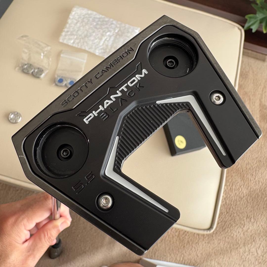 【限定品】スコッティキャメロン PHAMTOM BLACK パター レフティ 左