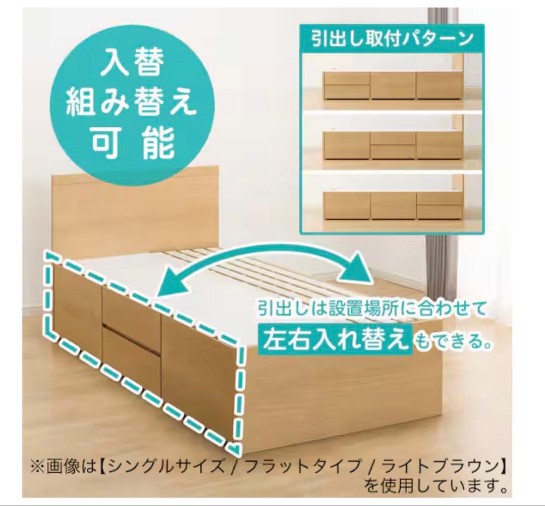 ニトリ 収納付きベッド