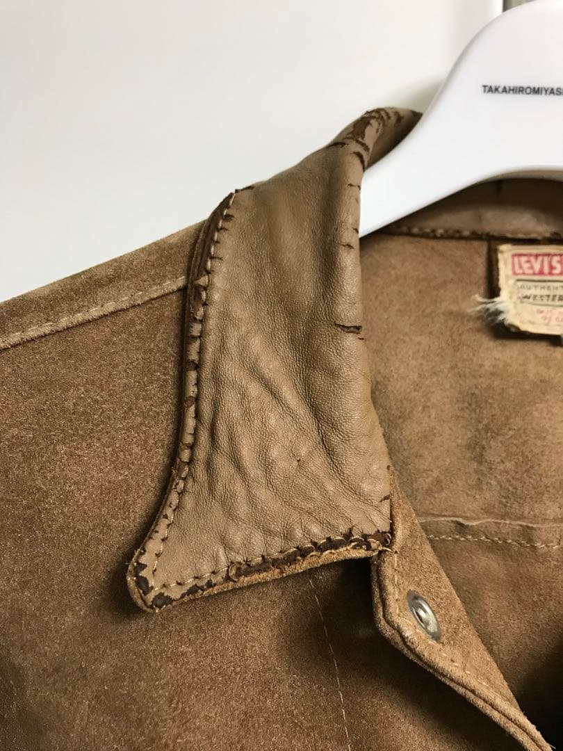 50s Levi’s ショートホーン　スエード　レザージャケット