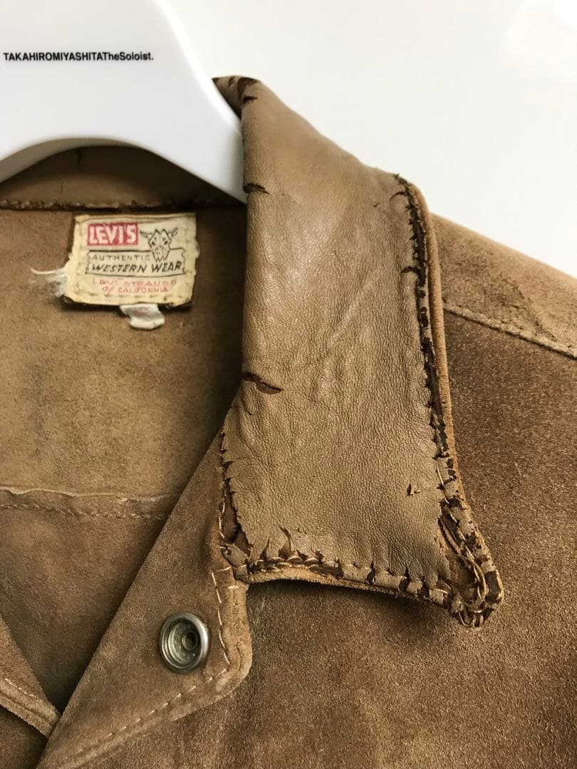 50s Levi’s ショートホーン　スエード　レザージャケット