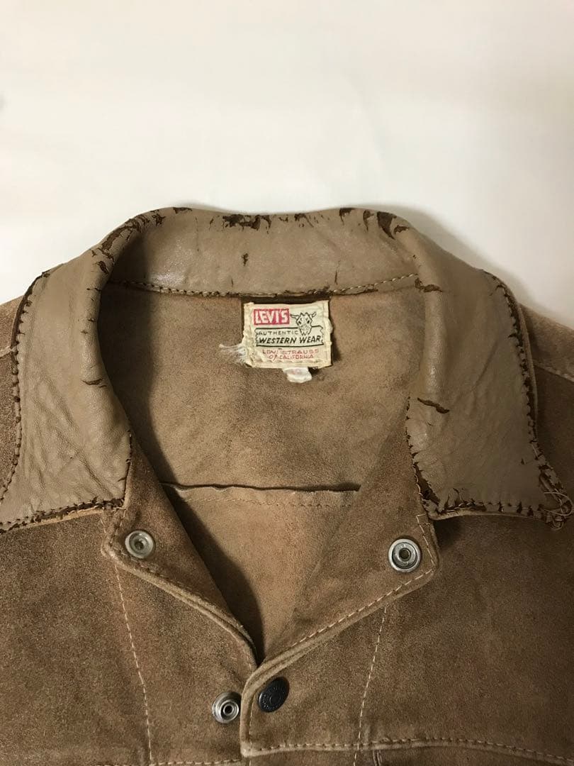50s Levi’s ショートホーン　スエード　レザージャケット