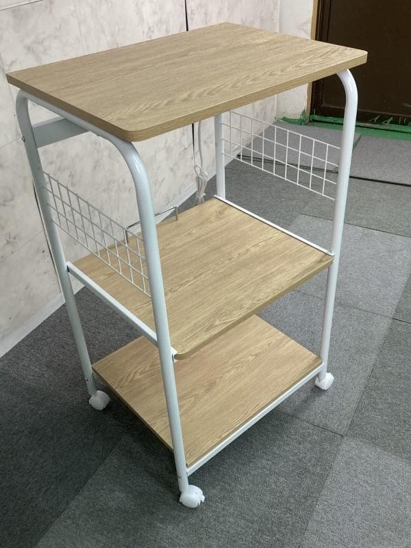 【新品】コンパクトレンジ台　 ロータイプ キャスター付き【OUTLET】