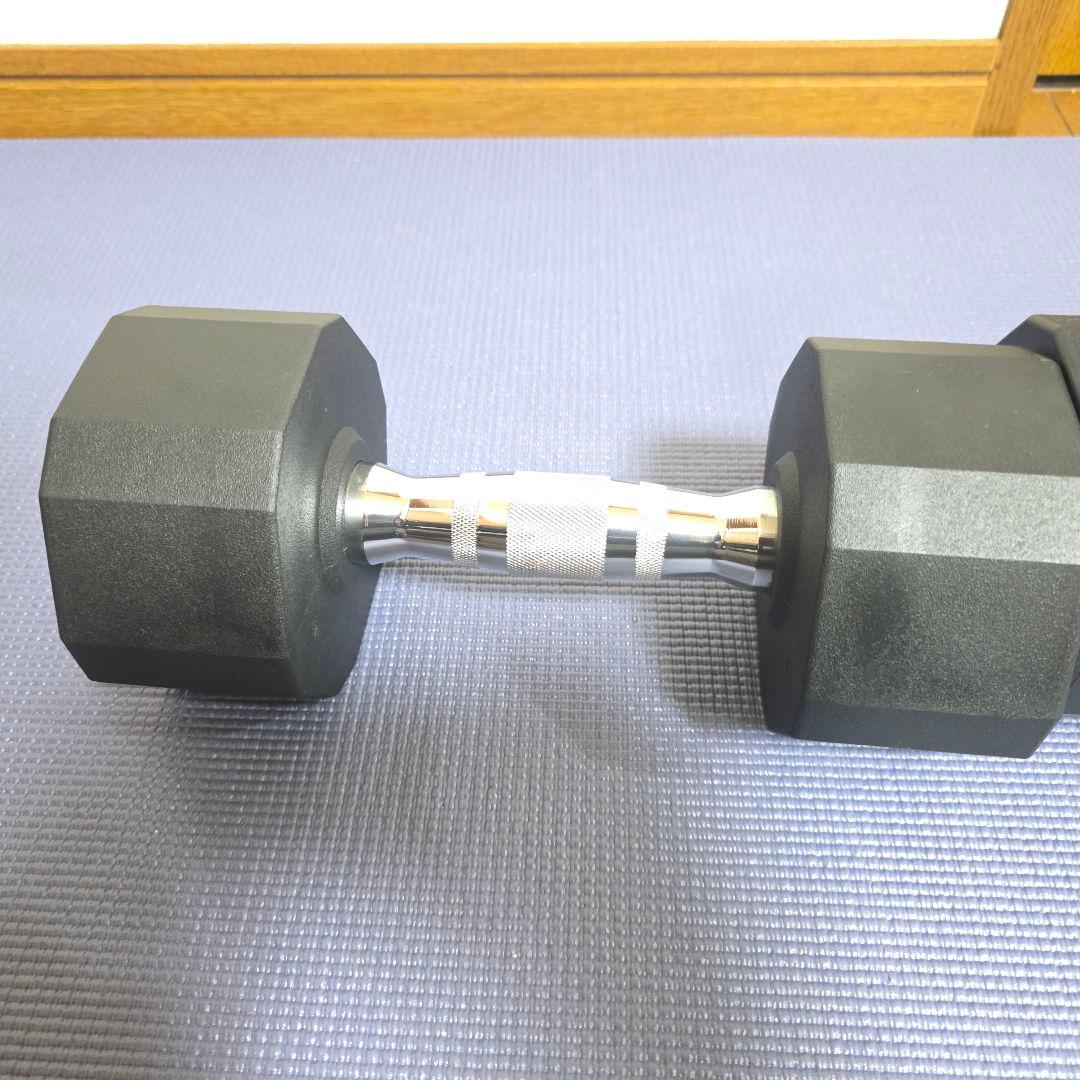 368【美品】PROIRON ダンベル 10kg 2個セット ジムダンベル