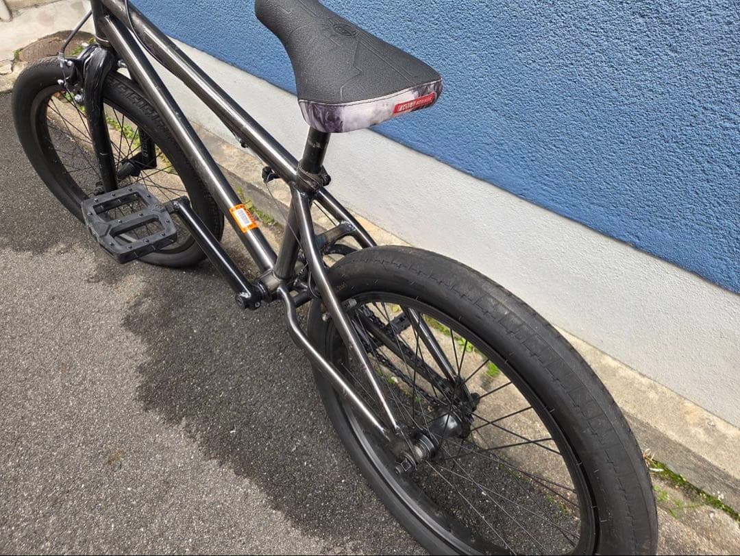 BMX 自転車 マットブラック フラットバー