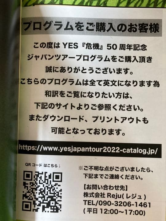 YES パンフレット