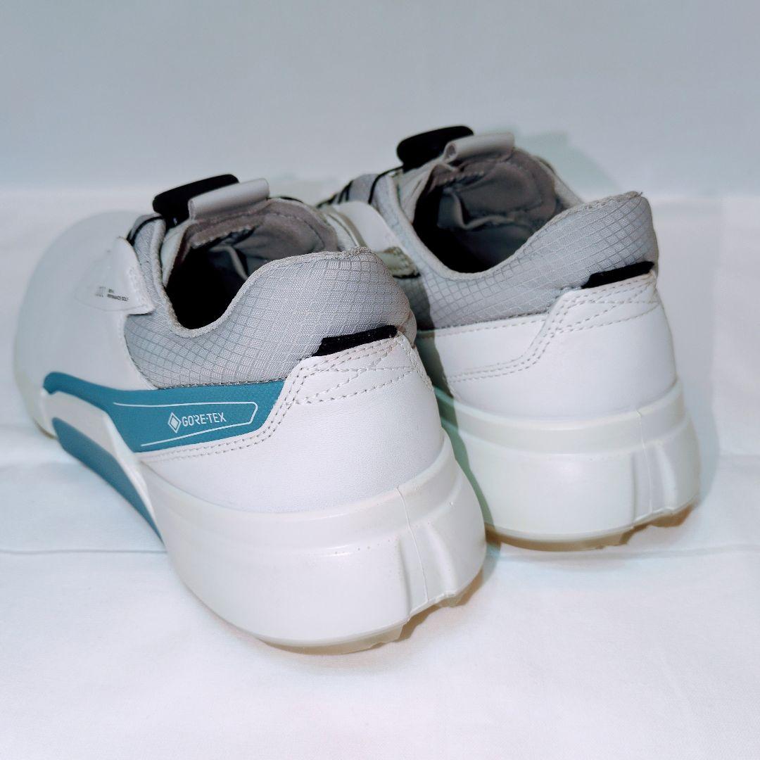 美品☆エコーeccoBIOMH4BOAゴルフシューズGORE-TEX24.5cm