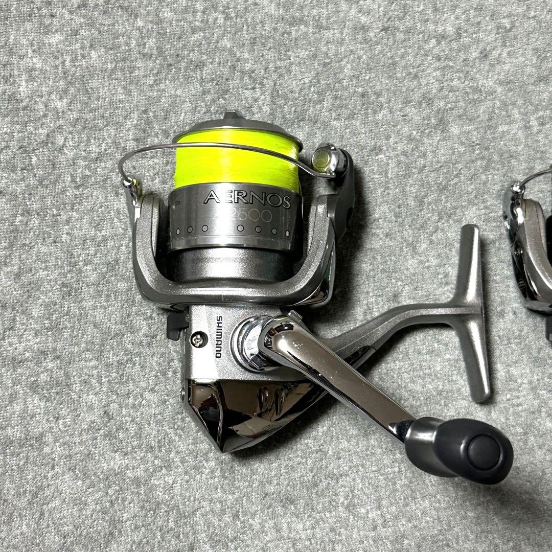 【レアもの・廃盤品】シマノ エアノス 2500番　スピニングリール×2個