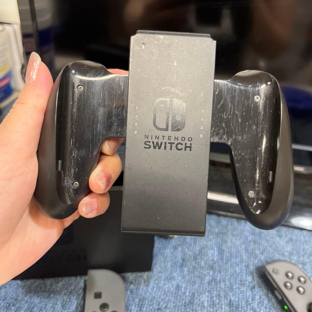 Nintendo Switch 本体 グレー Joy-Con 初期化済 箱あり