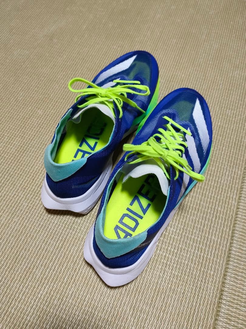 adizero japan8 アディゼロジャパン8 25.5cm 青/緑