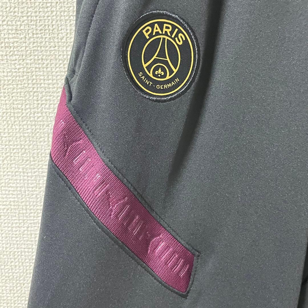 ジョーダン　パリ・サンジェルマン　トラックパンツ　ジャージ　金刺繍　PSG　黒
