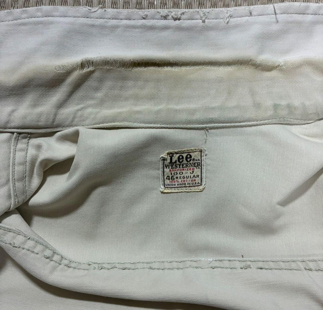 60s Lee westerner 100-J 46REGULAR usa製