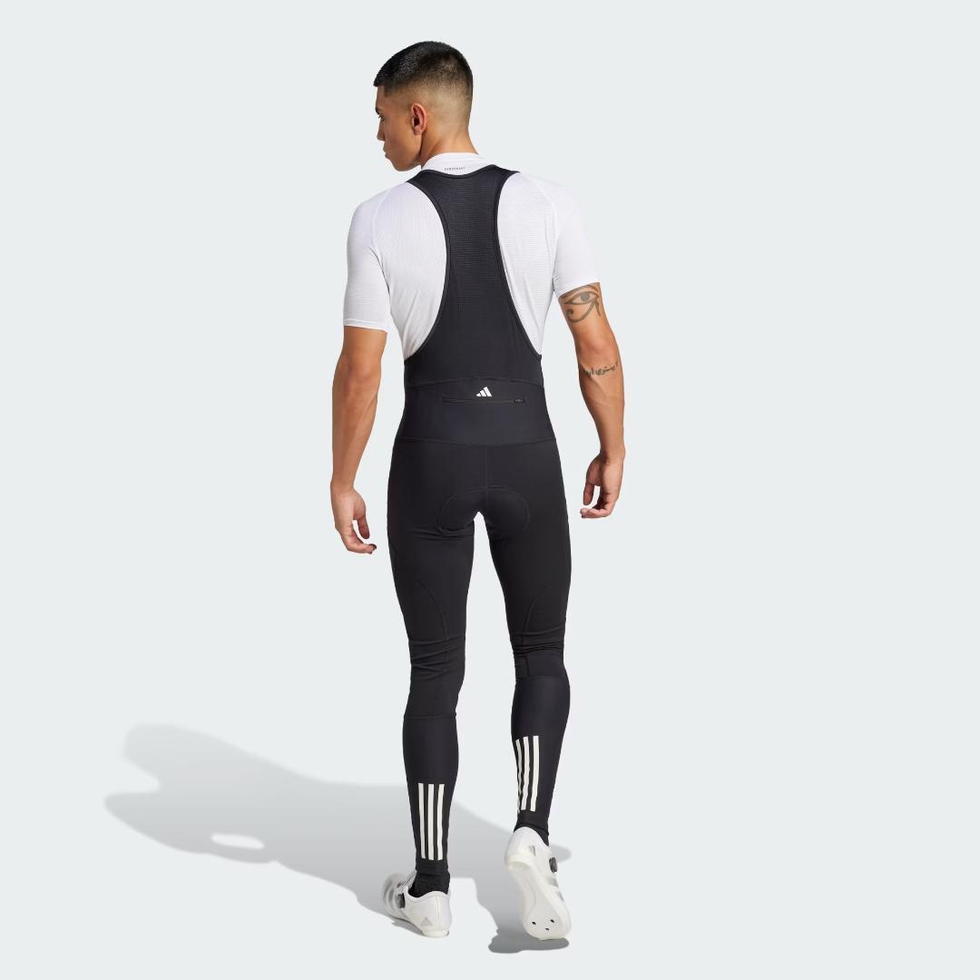 新品 adidas ウィンターエッセンシャルズ パデッド サイクリングビブタイツ