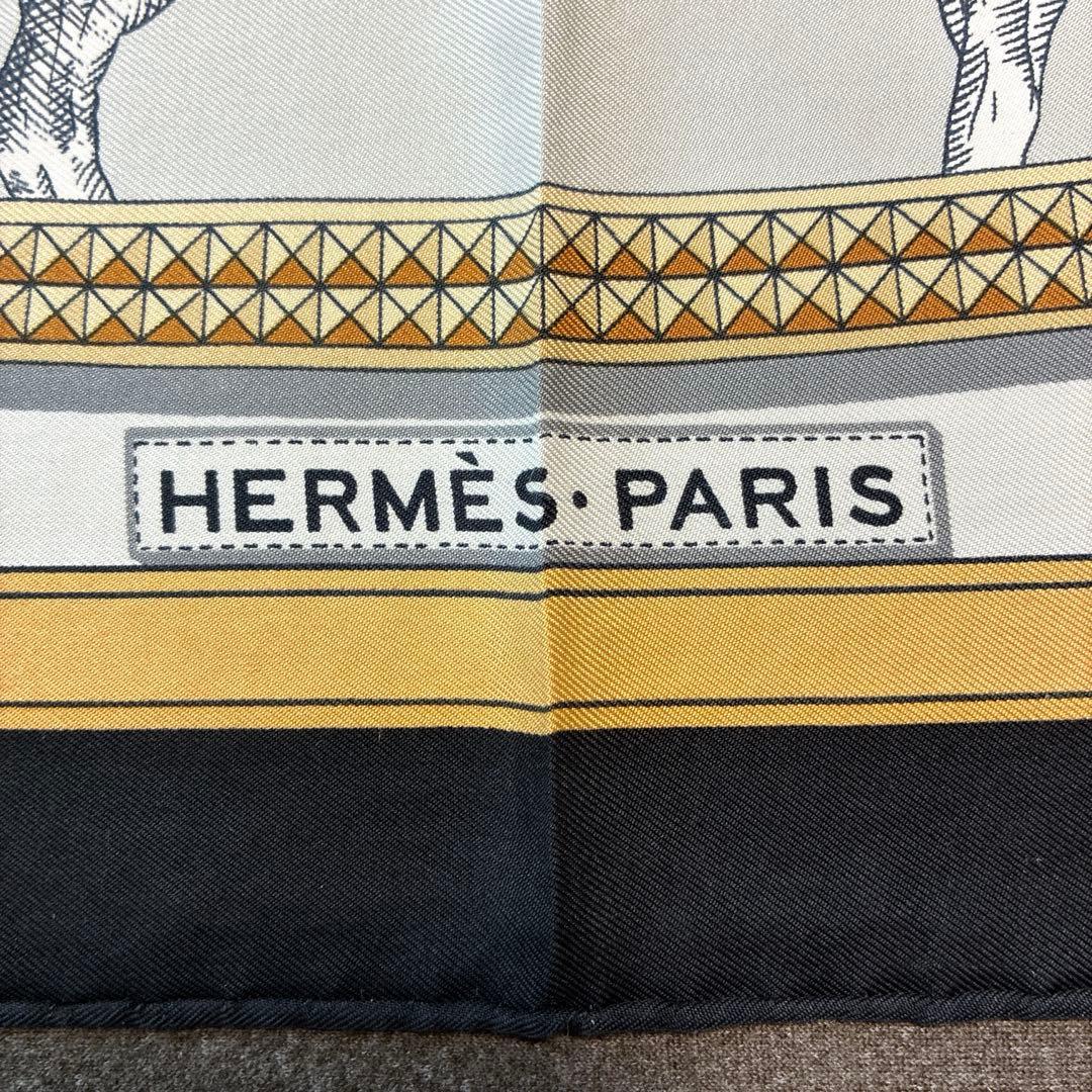 エルメス HERMES スカーフ カレ90 GRAND APPARAT 盛装の馬