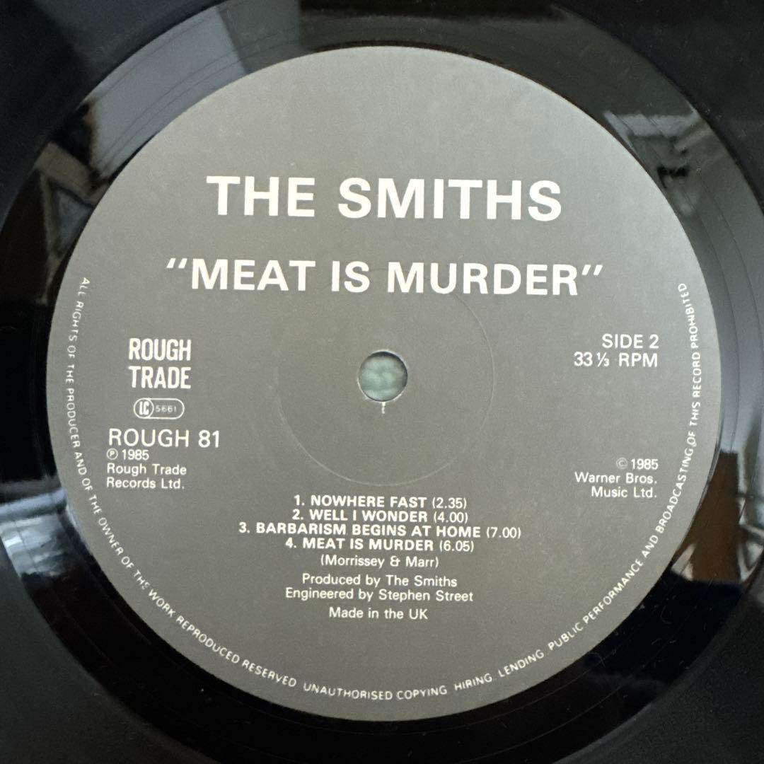 THE SMITHS『MEAT IS MURDER』LP アナログ レコード