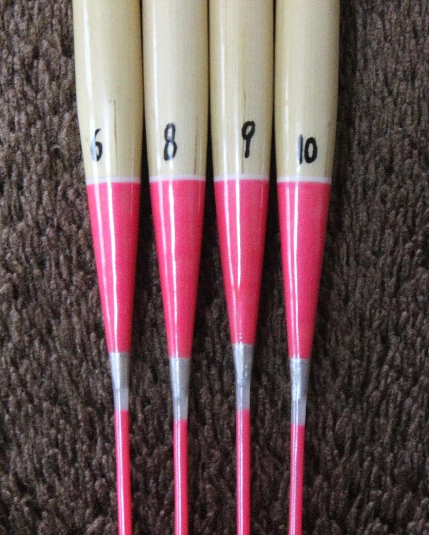 ヘラ浮きパイプトップ４本セット (ピンク) 新品未使用