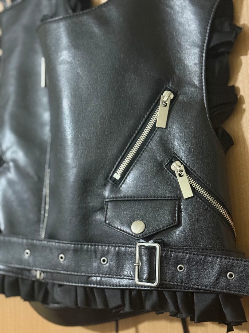 美品！！Noir Kei Ninomiya ライダース風ビスチェ