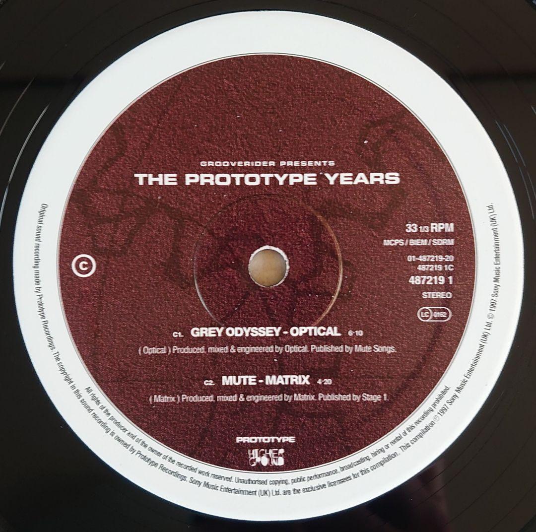 オリジナル3LP/The Prototype Years/Grooverider