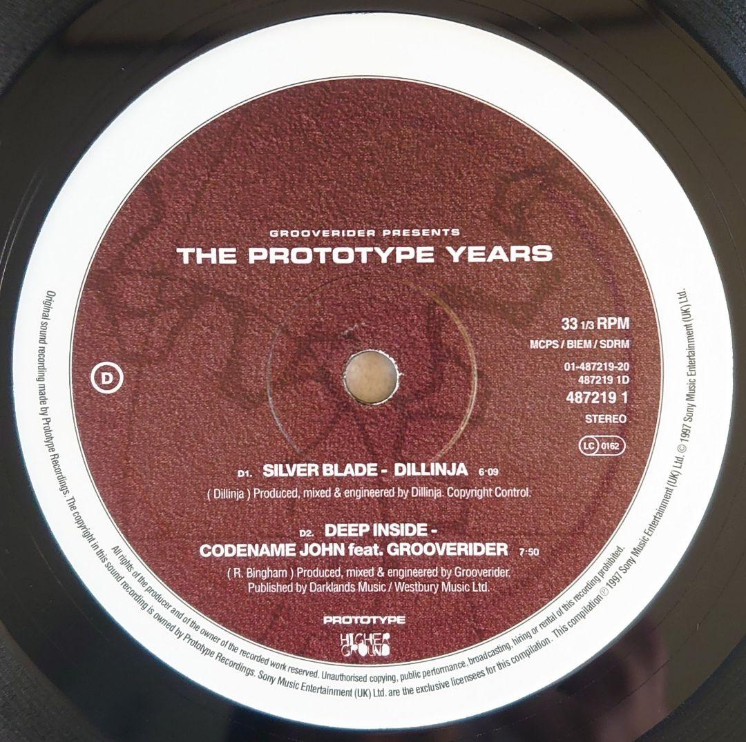オリジナル3LP/The Prototype Years/Grooverider