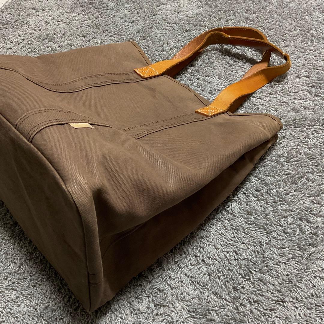 PORTER 吉田カバン　コットンキャンバス　ブラウン トートバッグ