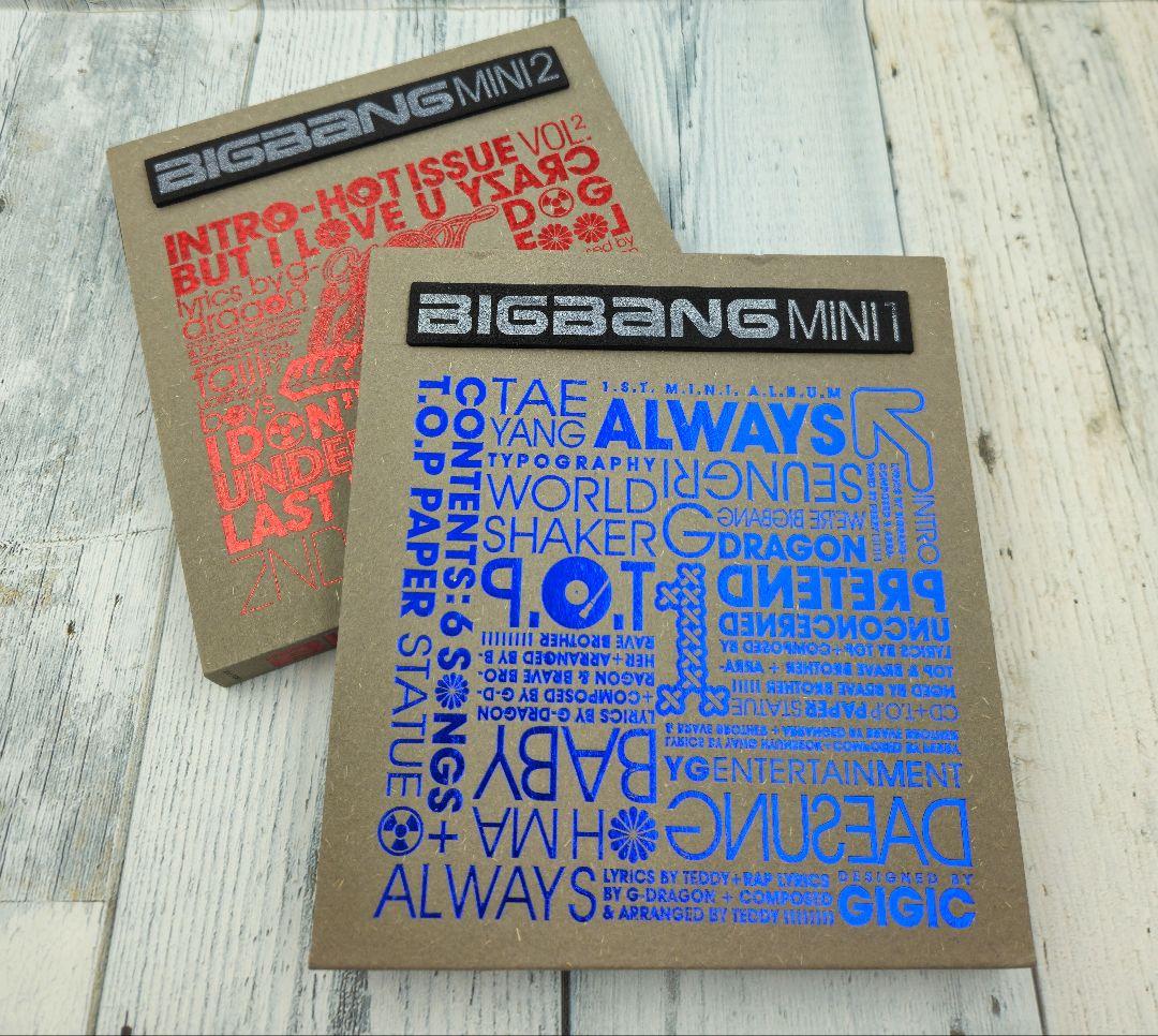 BIGBANG MINI 1 & MINI 2 CD 2枚セットで