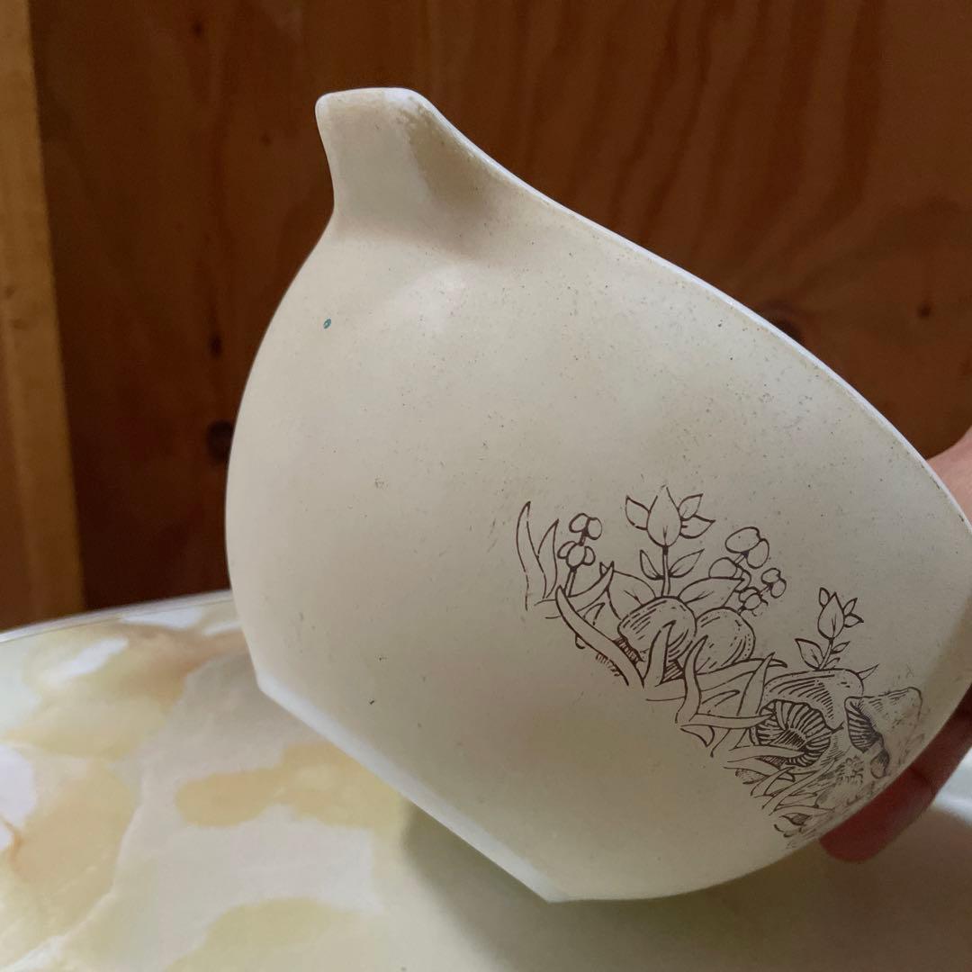 オールドパイレックス　pyrex ミキシングボウル　シンデレラボウル　きのこ