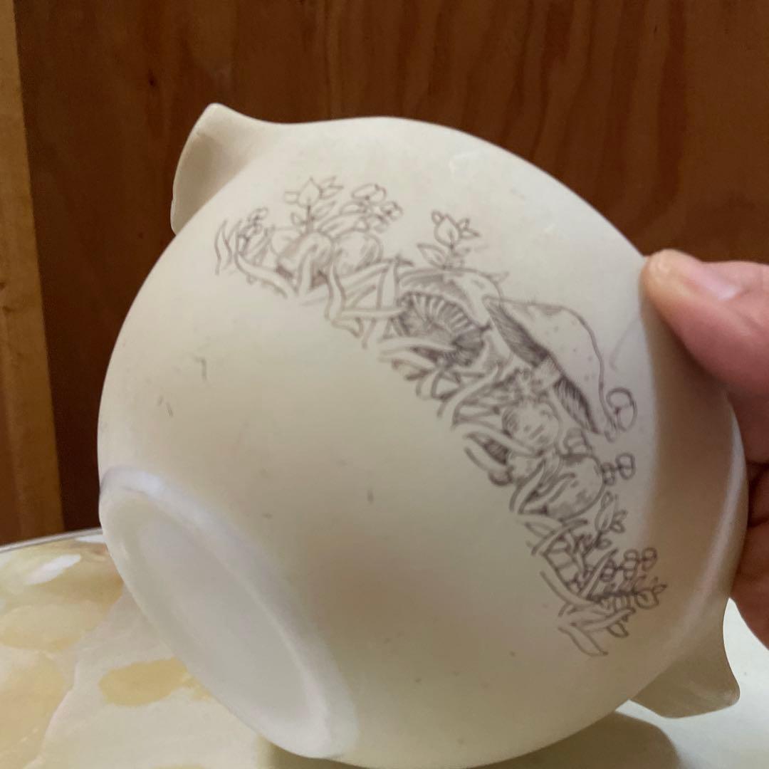 オールドパイレックス　pyrex ミキシングボウル　シンデレラボウル　きのこ