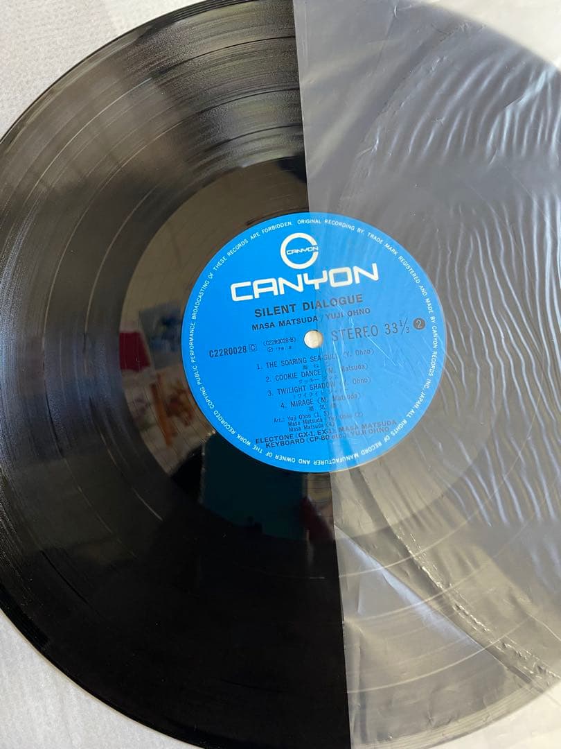 【極美品・1回再生】松田昌 LP サイレント・ダイアローグ 大野雄二プロデュース