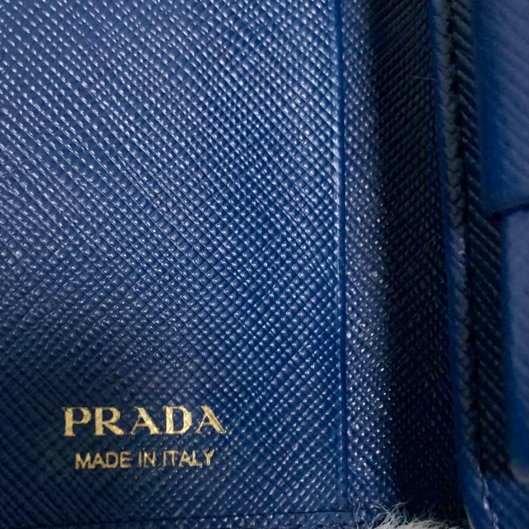 ちょこたん様PRADA プラダ　サフィアーノレザー　5連キーケース ネイビー