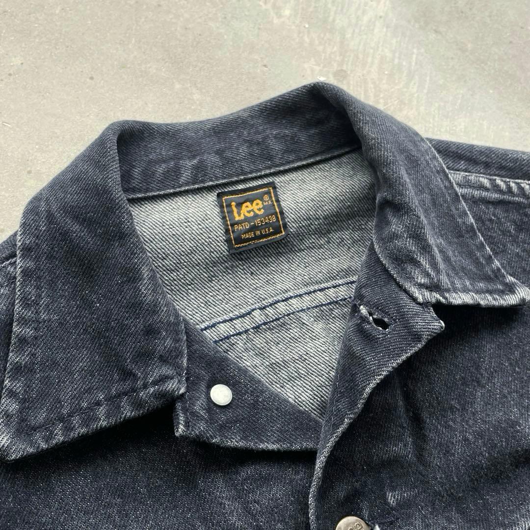 Lee 80s 220J black denim jacket USA製