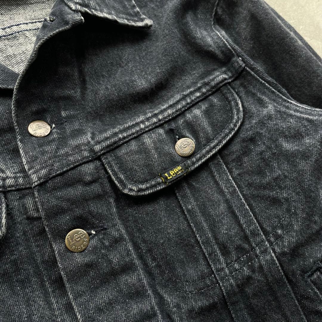Lee 80s 220J black denim jacket USA製