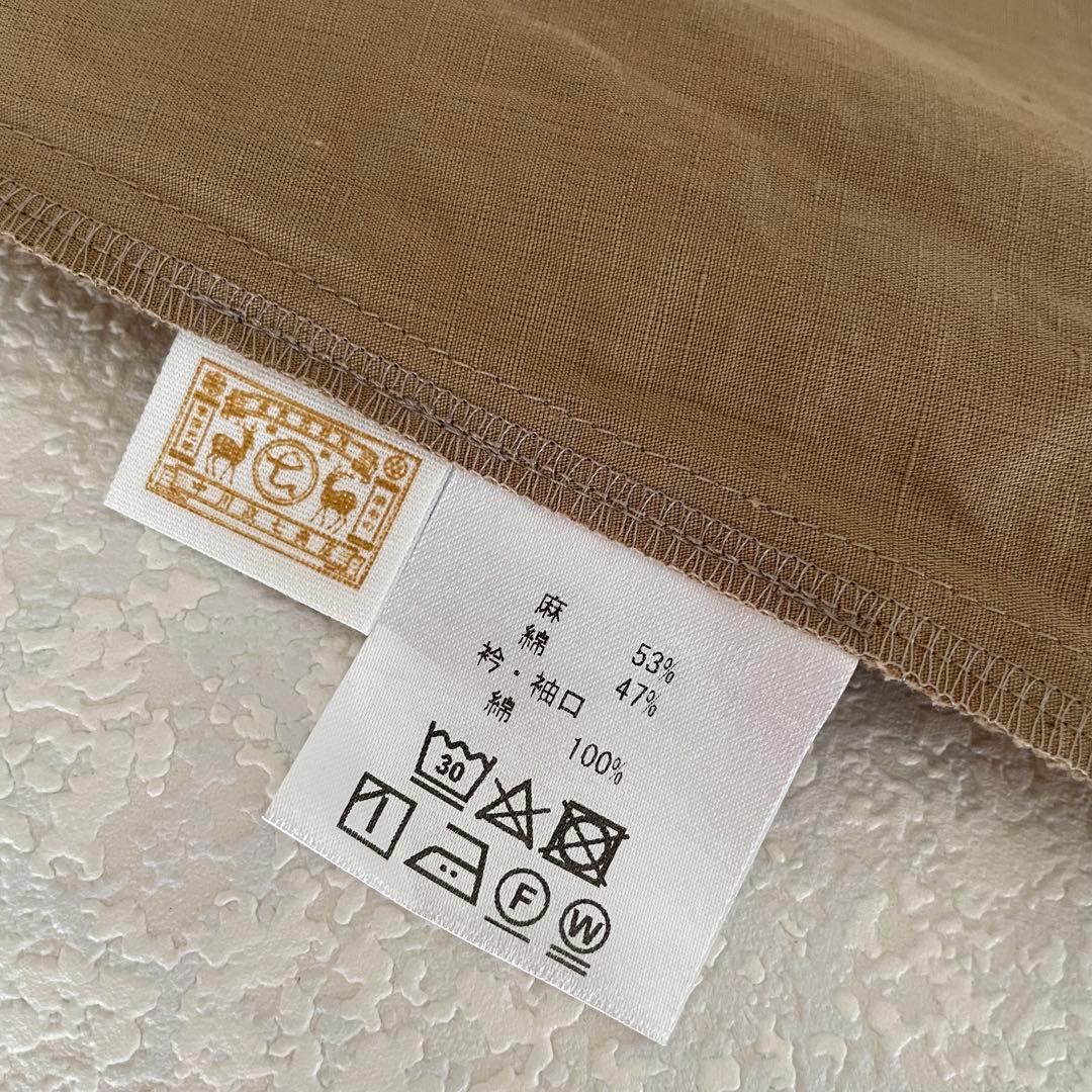 中川政七商店　綿麻ハイネックワンピース