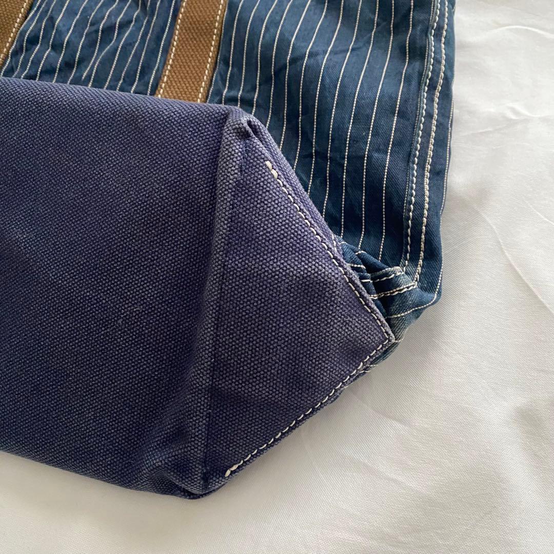 Pherrow's キャンバス トート バッグ ヒッコリー